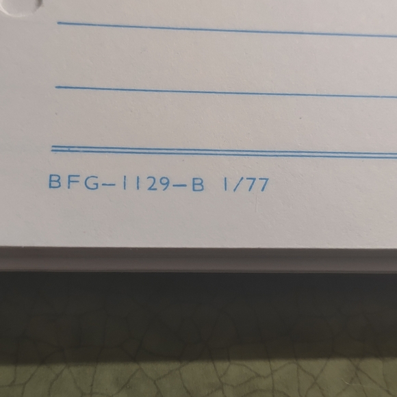 BF Goodrich notebook paper - Picture 3 of 5